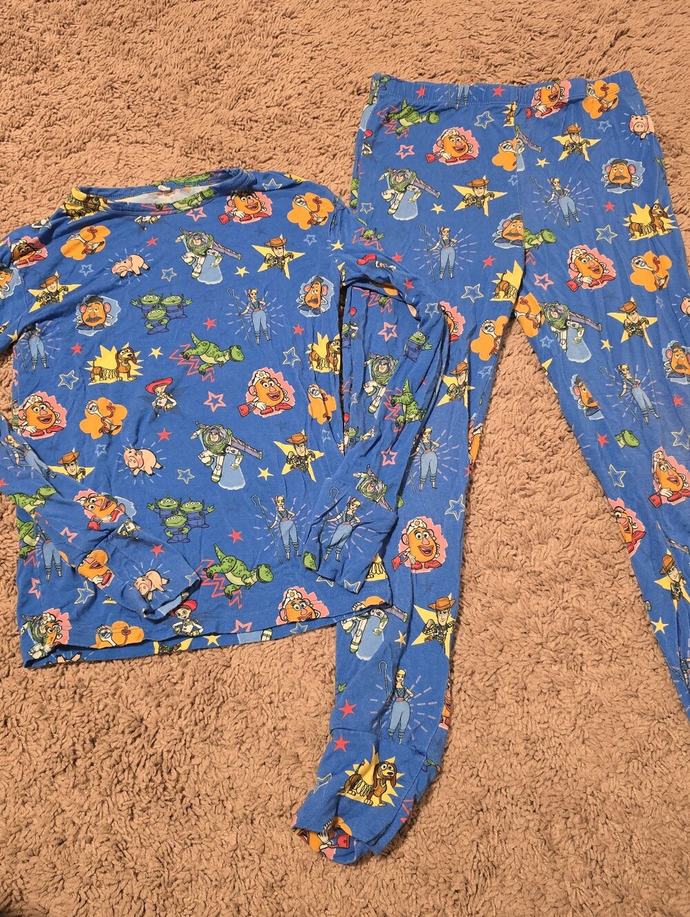 Posh Peanut Disney Toy Story Pajama Set 2PC Size 7Y-8Y